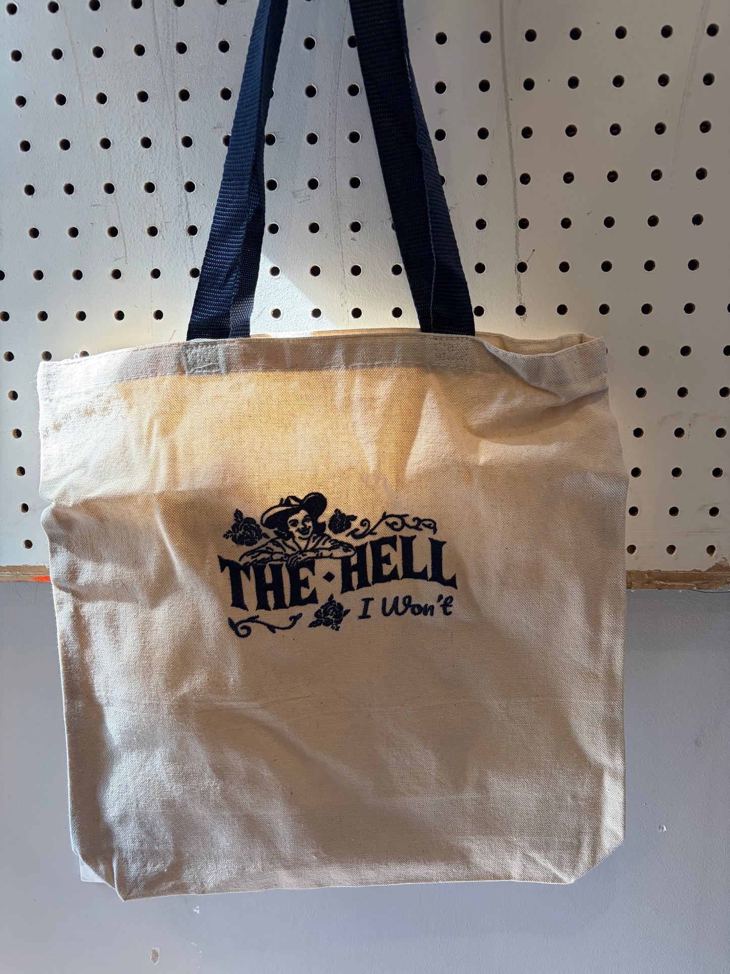 The Hell I Won't Tote Bag / 11L Canvas
