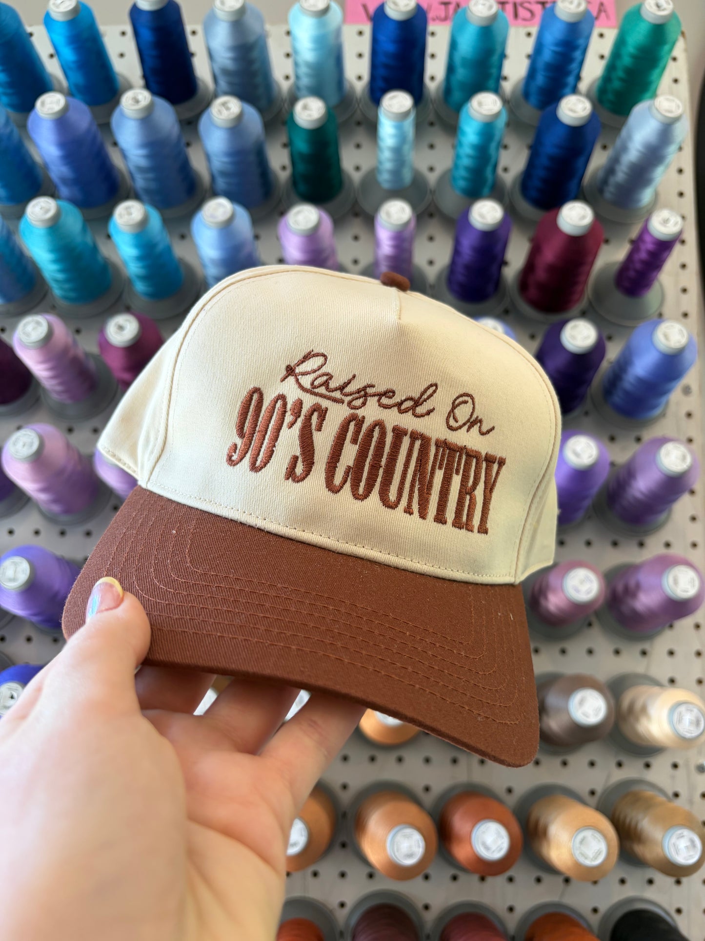 Brown 90's Country Trucker Hat