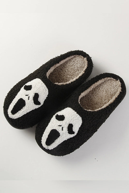 Ghost Face Fleece Slippers