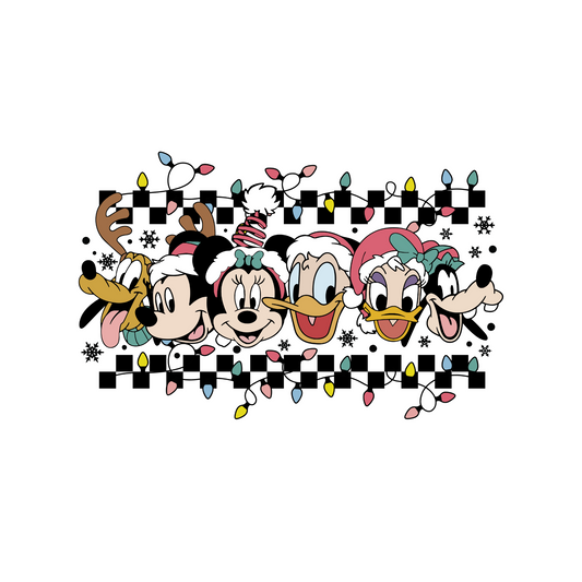 Mickey + Friends Checkered Christmas