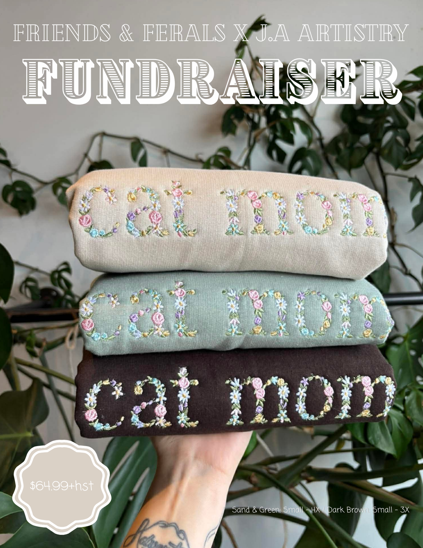 Floral Cat Mom (Friends & Ferals Fundraiser)
