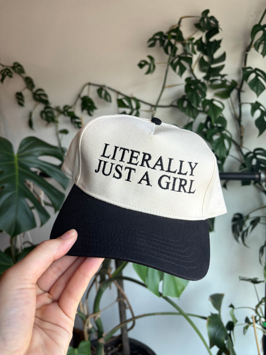 Literally just a girl trucker hat