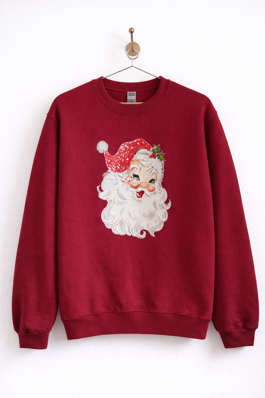 Medium Vintage Santa Crewneck