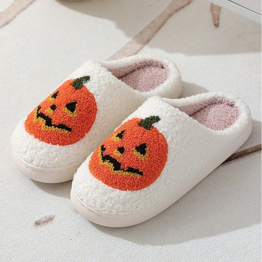 Pumpkin Fleece Slippers