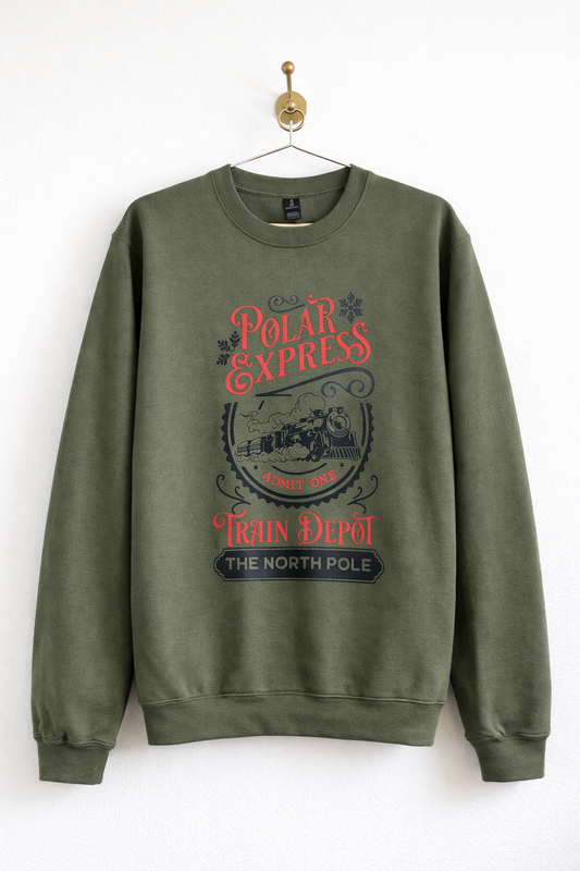 Large Polar Express Crewneck