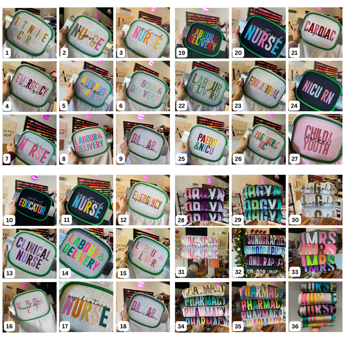 #Custom Career Sweater