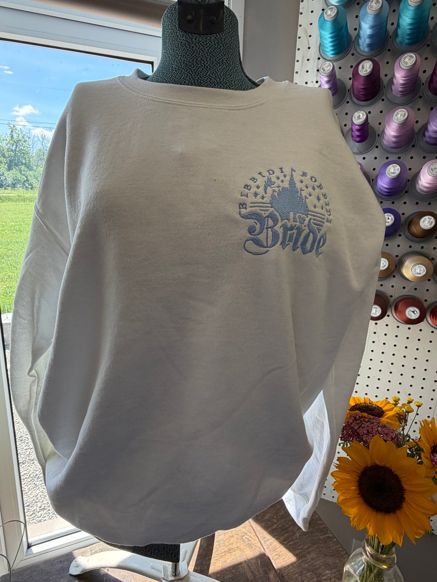 Medium White Bippity Bride Crew