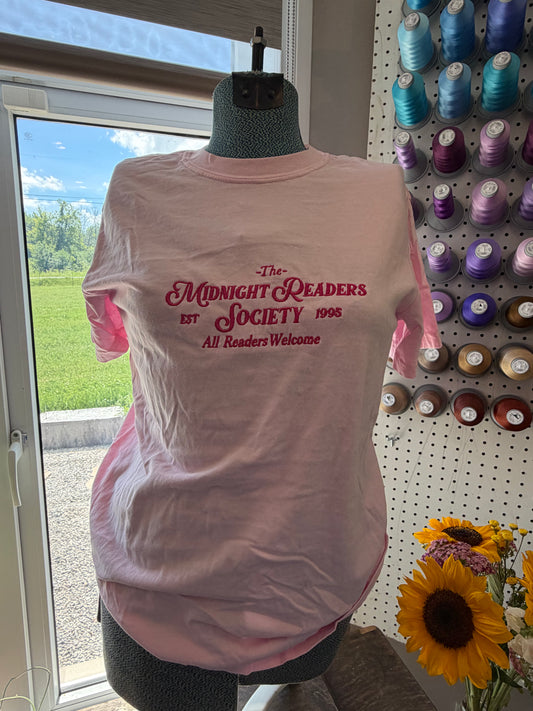 2XL Pink Midnight Readers Tee-Shirt