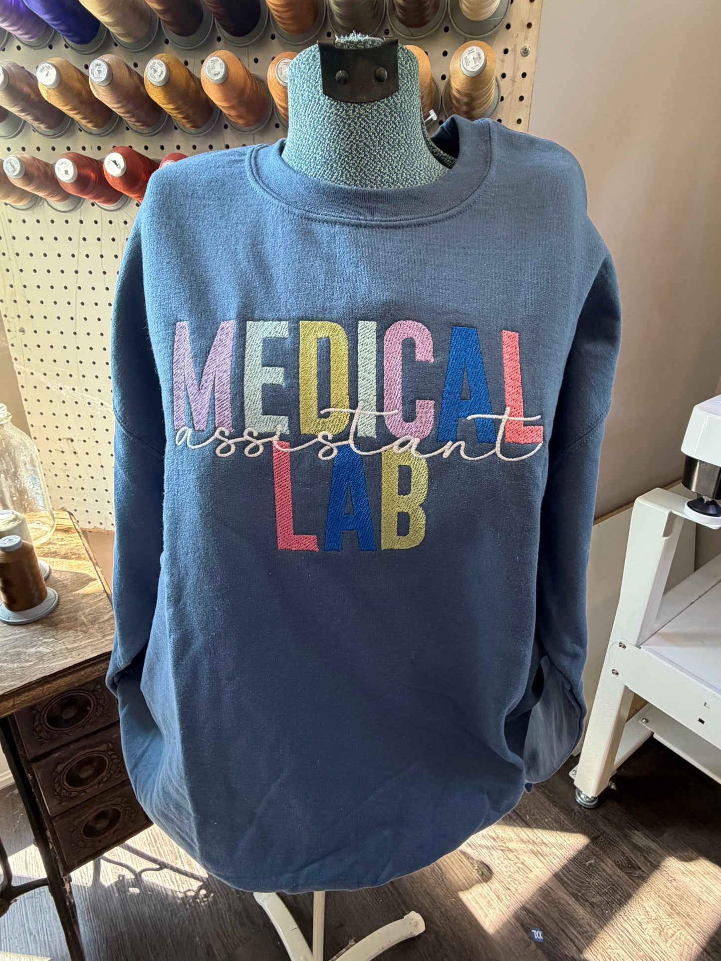 XL Indigo Med Lab Assistant Crew