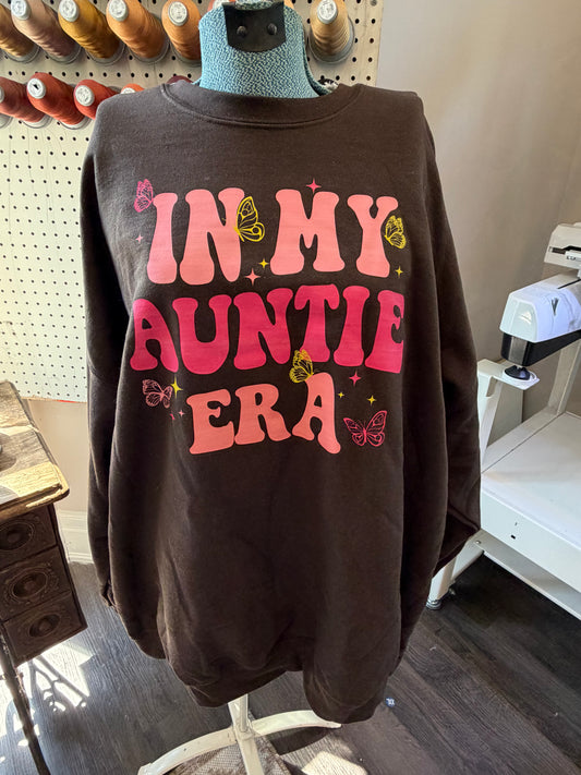 3XL Brown Auntie Era Crew (printed)