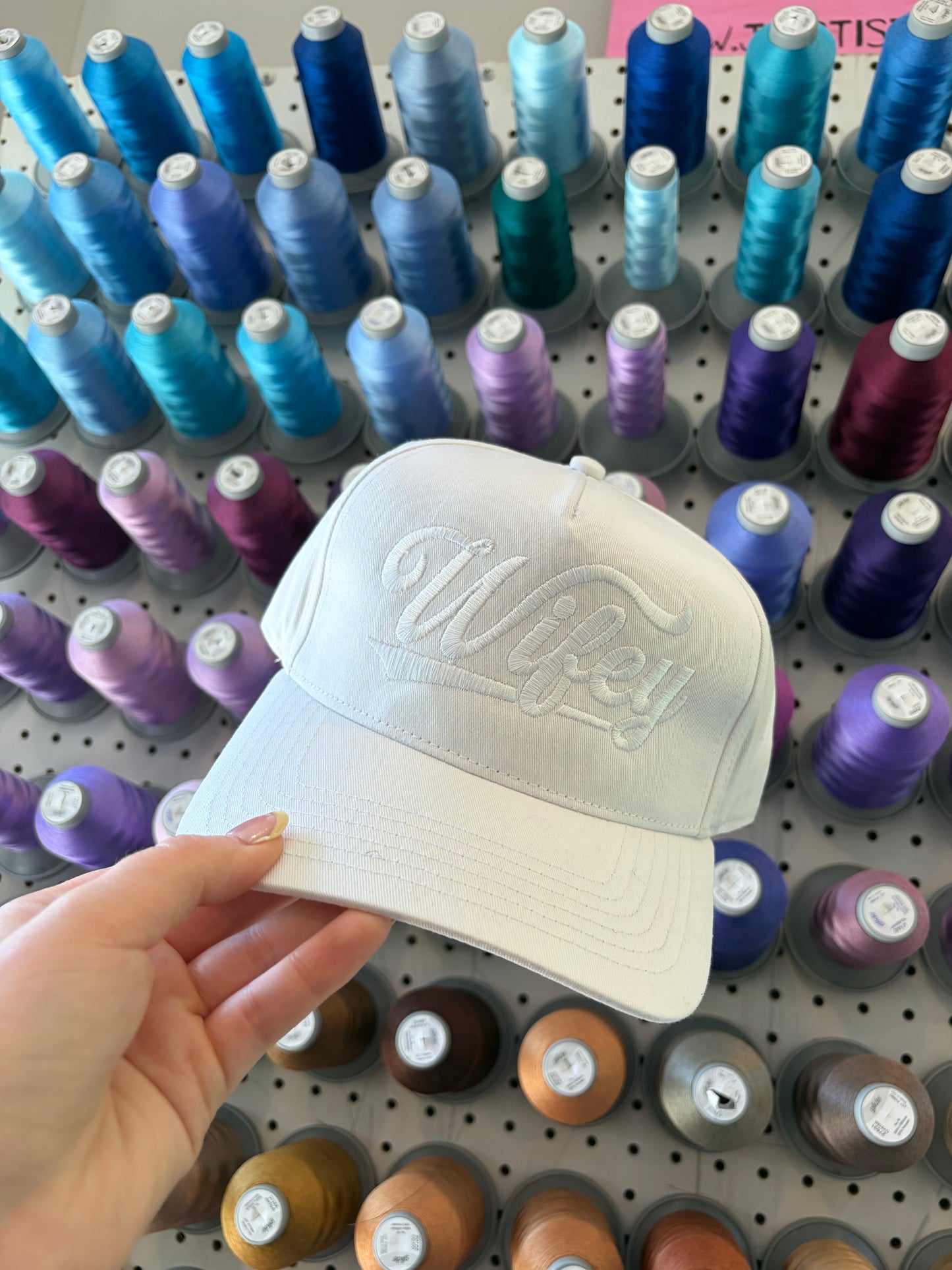 White WifeyTrucker Hat