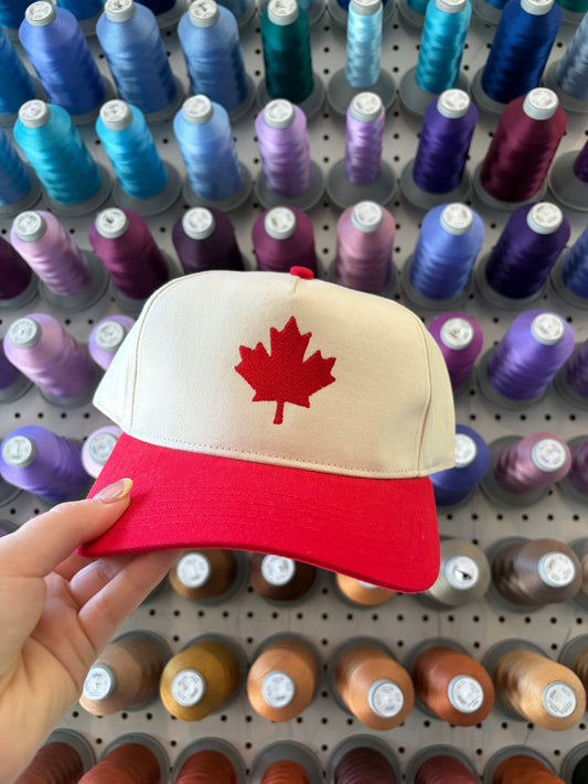 Red Maple Leaf Trucker Hat