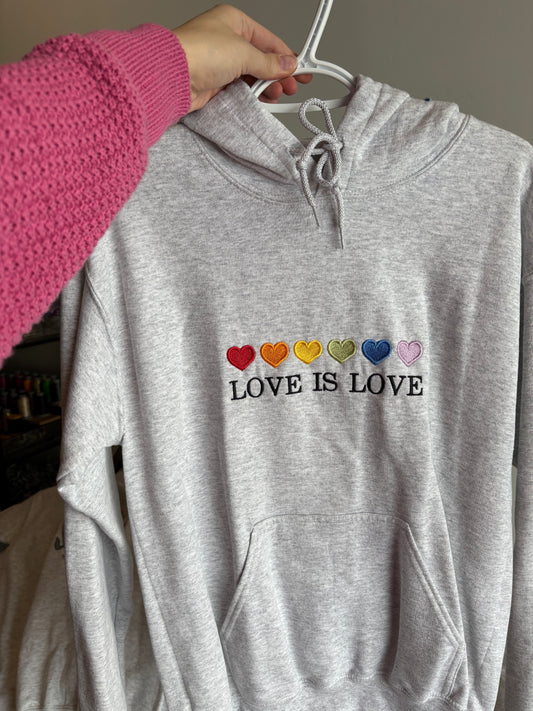 Love is Love Hoodie (Small)