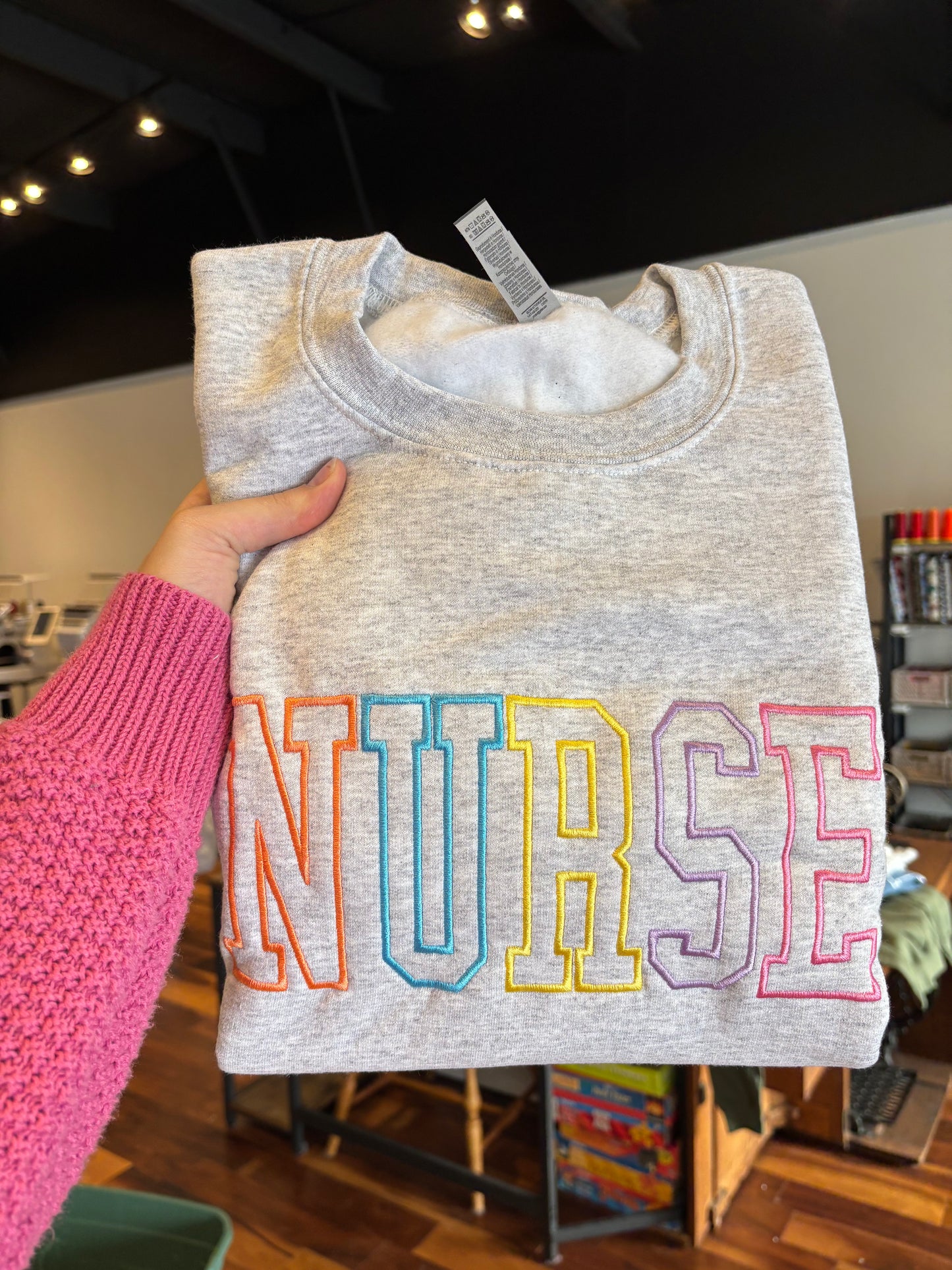 Nurse Grey Crew (Large)