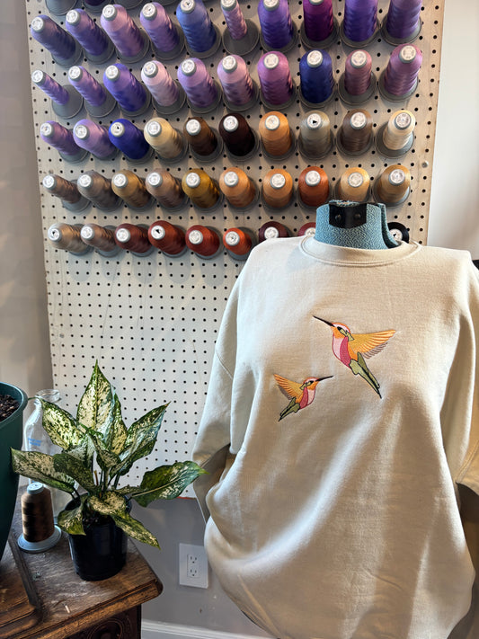 large sand humming bird crew