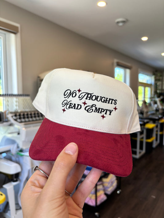*Pre-Order*  No Thoughts, Head Empty Trucker Hat