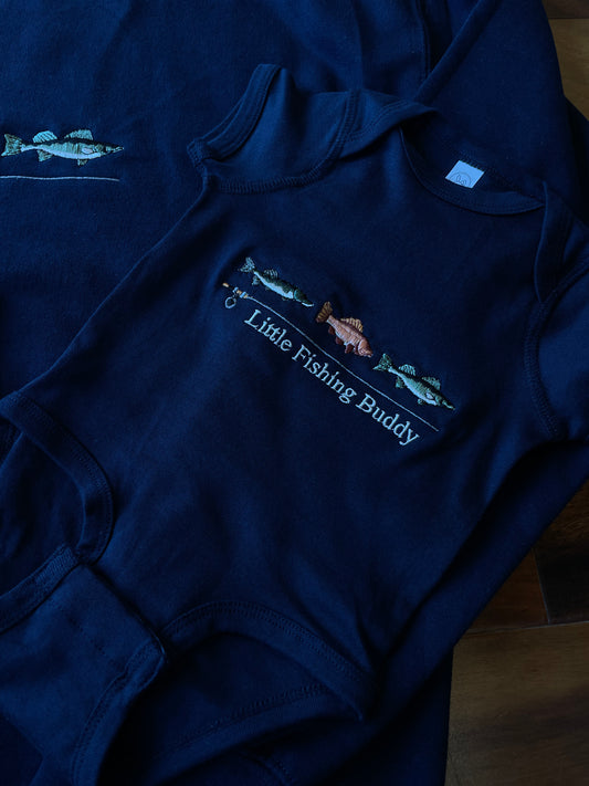 Custom Toddler Fishing Onesie