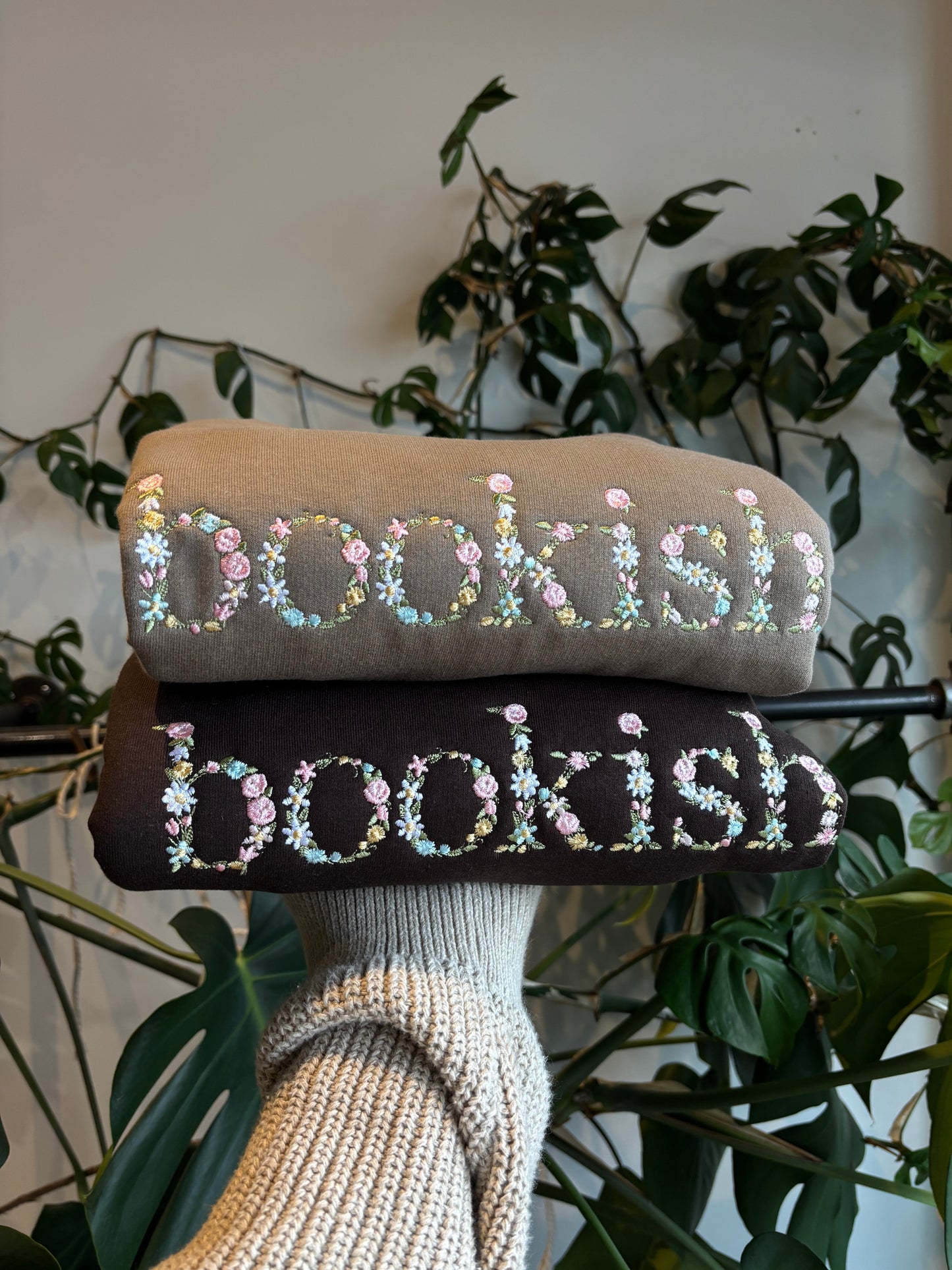 Floral Bookish Sweater