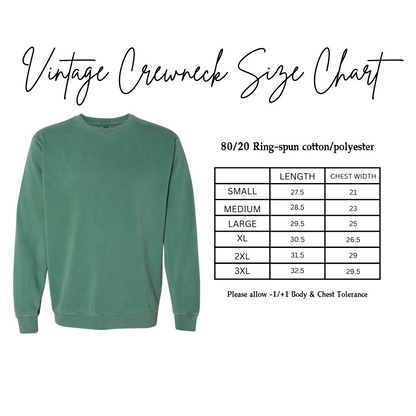 Vintage Grinch Hand Crewneck